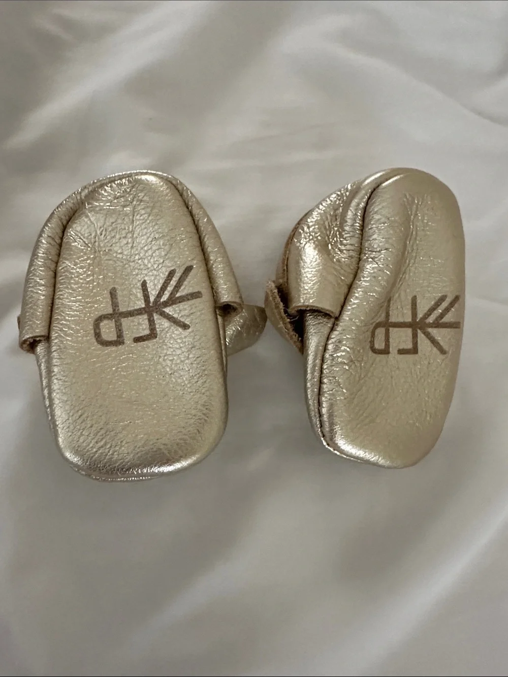 Freshly Picked Gold Knot Baby Moccasins